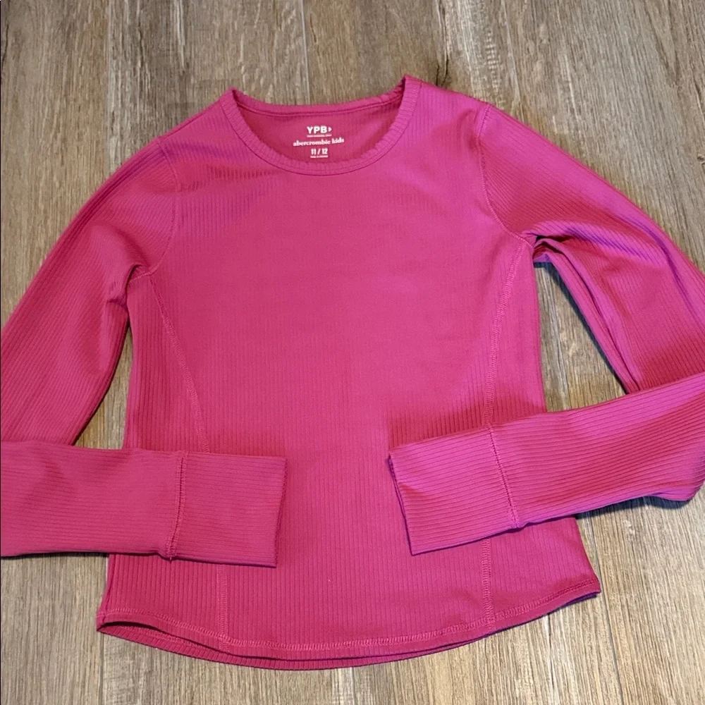 YPB Abercrombie Kids Ribbed Long-Sleeve Tee